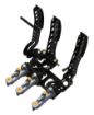Kuva: Wilwood Pedal Assembly Floor Mount-Brake Clutch & Throttle