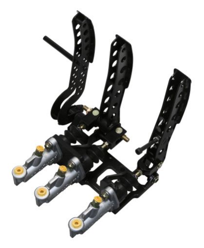 Kuva: Wilwood Pedal Assembly Floor Mount-Brake Clutch & Throttle