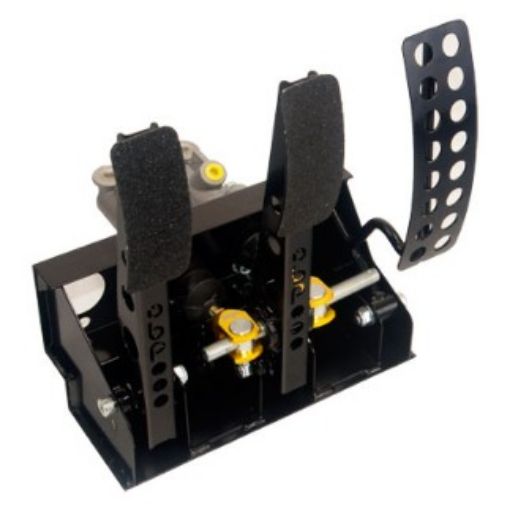 Kuva: OBP Pedal Assembly Floor Mount-Brake Clutch & Throttle (Cable Clutch)