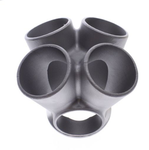 Kuva: V-Band stainless steel collector for Garrett GTX / G25 / G30 - With 44mm Wastegate port