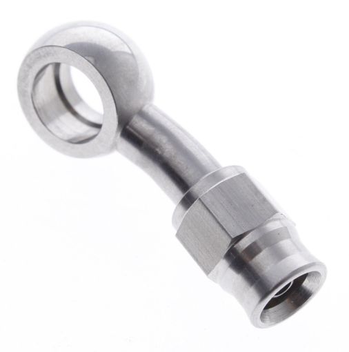 Kuva: 20° banjo I.D. 10,2 mm - paksuus 8,3 mm - Sopii AN3 PTFE-letkuun