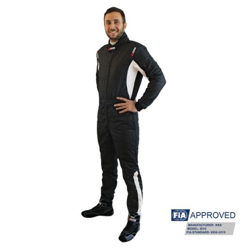 Kuva: RRS Diamond Star race suit - Black - FIA 8856-2018 - Extra Large