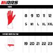 Kuva: Racing gloves RRS VIRAGE 3 - BLACK logo RED - FIA 8856-2018 - M
