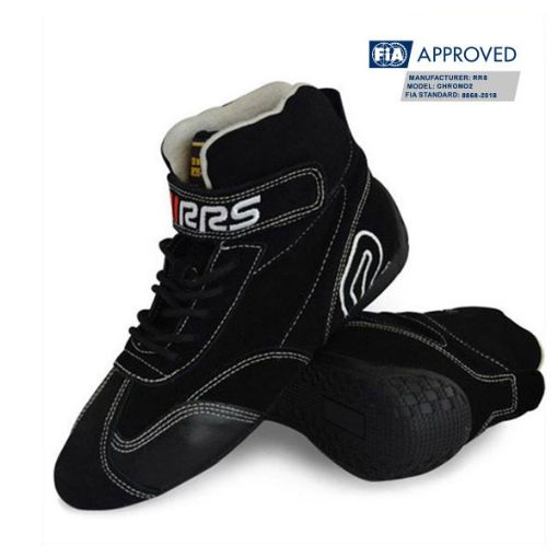 Kuva: RRS black racing boots - FIA 8856-2018 - Size 43