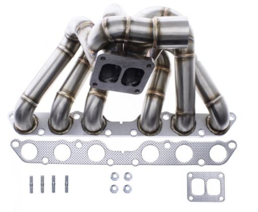 Kuva: Toyota 2JZGE turbo jakotukki - T4 split - 3mm. High Quality