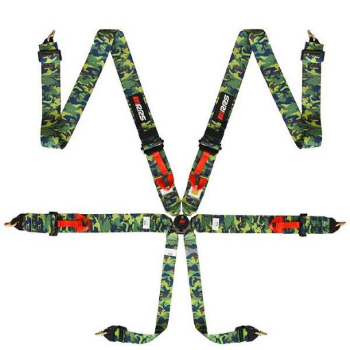 Kuva: RRS FIA R6 Camouflage Turvavyö (6-Piste)