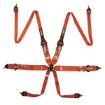 Kuva: RRS FIA 3" 2" R6 HANS® 2,8 Kg Oranssi Turvavyö