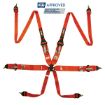Kuva: RRS FIA 3" 2" R6 HANS® 2,8 Kg Oranssi Turvavyö