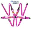 Kuva: RRS FIA 3" 2" R6 HANS® Superlight 2,8 Kg Vaaleanpunainen Turvavyö