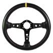 Kuva: RRS CARBON LOOK Ohjauspyörä – F90 350 mm – Keltainen