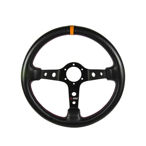 Kuva: RRS CARBON LOOK Ohjauspyörä – F90 350 mm – Oranssi