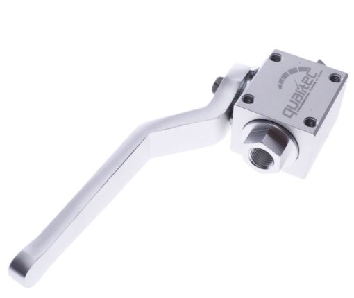 Kuva: ON/OFF-venttiili 1/8"-27 NPT:llä esim. liittimiin - hopea