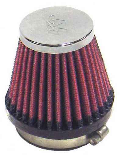 Kuva: 2,215" K&N air filter - 54mm. K&N Clamp-on - RC-2340