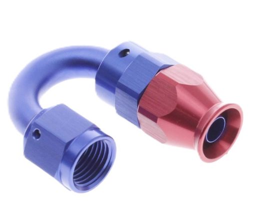 Kuva: 180 gr. PTFE AN-liitin - AN-12 - Punainen/sininen