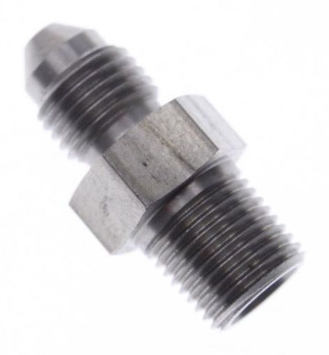 Kuva: AN3 Uros - 1/8" NPT-uros - Nänniliitos - Stainless steel