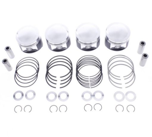 Kuva: Mercedes M102.962 - Special made JE pistons - With skirt coating