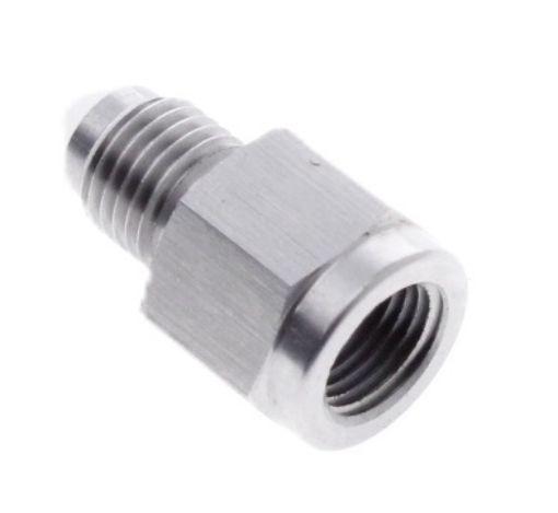 Kuva: Naaraspuolinen letkun pää 1/8"-27 NPT - AN3 PTFE-letku