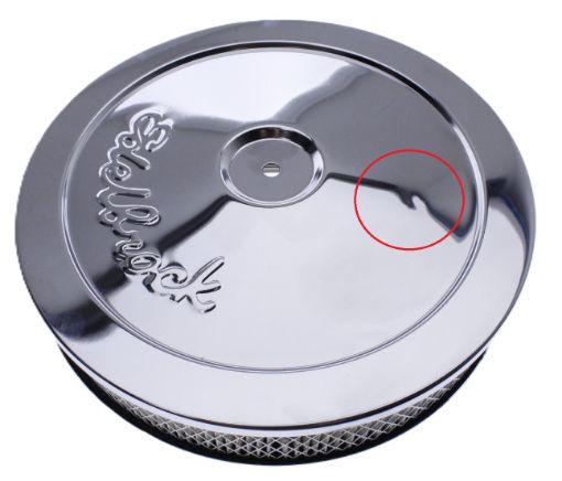 Kuva: SCRATCH AND DENT - Edelbrock Pro-Flo Series ilmansuodatin 1208