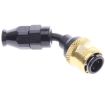 Kuva: 45° PTFE Quick Connect Hose Ends -Black/Gold - AN4