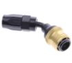 Kuva: 45° Quick Connect Hose Ends -Black/Gold - AN4