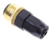 Kuva: Straight Quick Connect Hose Ends -Black/Gold - AN6