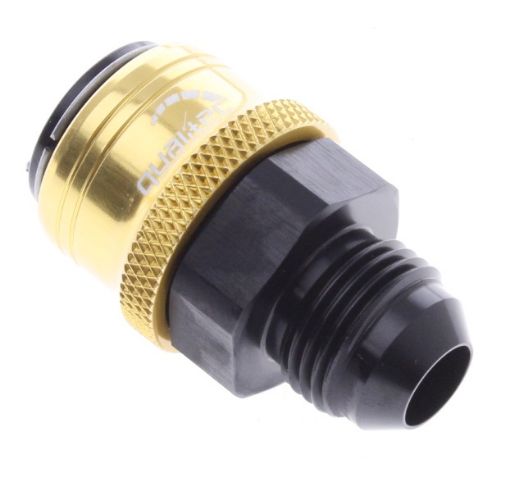 Kuva: AN male quick connect adapter -Black/Gold - AN8