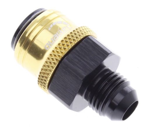 Kuva: AN male quick connect adapter -Black/Gold - AN6