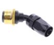 Kuva: 45° Quick Connect Hose Ends -Black/Gold - AN8