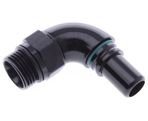 Kuva: 90° AN10 - AN10 O-ring (7/8"x14 SAE UNF) - Black