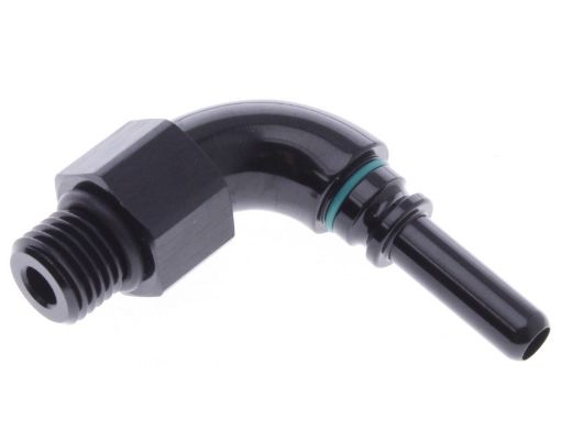 Kuva: 90° AN4 - AN4 O-ring (7/16"x20 SAE UNF) - Black