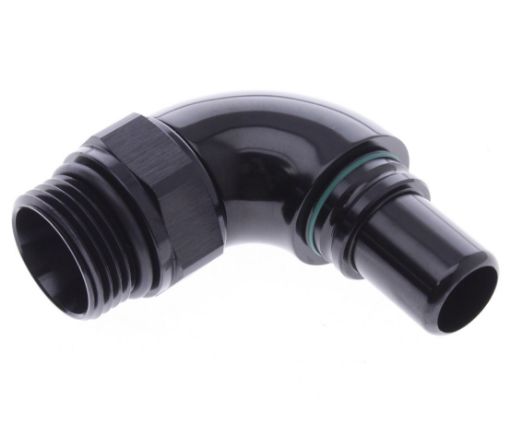 Kuva: 90° AN12 - AN12 O-ring (1,1/16"x12 SAE UNF) - Black