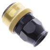 Kuva: Straight PTFE Quick Connect Hose Ends -Black/Gold - AN12