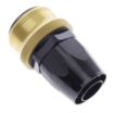 Kuva: Straight Quick Connect Hose Ends -Black/Gold - AN16