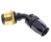 Kuva: 60° Quick Connect Hose Ends -Black/Gold - AN8