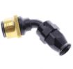 Kuva: 60° PTFE Quick Connect Hose Ends -Black/Gold - AN8