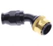 Kuva: 45° PTFE Quick Connect Hose Ends -Black/Gold - AN12