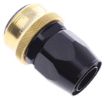 Kuva: Straight Quick Connect Hose Ends - Black/Gold - AN20