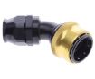 Kuva: 45° PTFE Quick Connect Hose Ends -Black/Gold - AN16