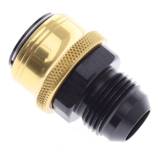 Kuva: AN male quick connect adapter -Black/Gold - AN12