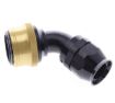 Kuva: 60° PTFE Quick Connect Hose Ends -Black/Gold - AN16