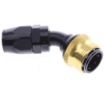 Kuva: 45° Quick Connect Hose Ends -Black/Gold - AN10