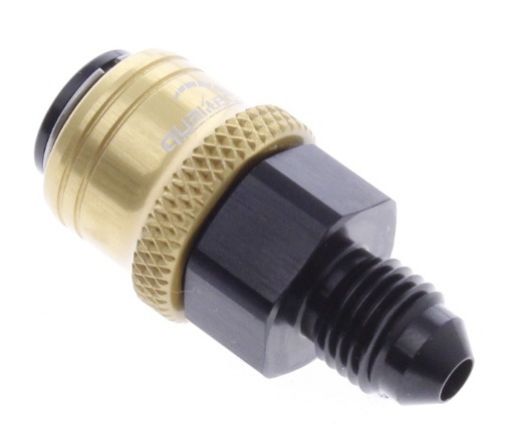 Kuva: AN male quick connect adapter -Black/Gold - AN4