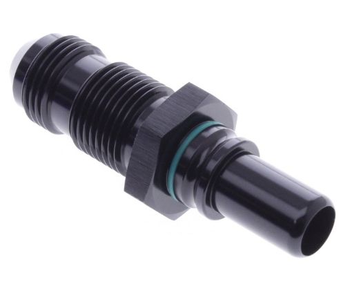Kuva: AN Bulkhead to Male quick connect - Black - AN8