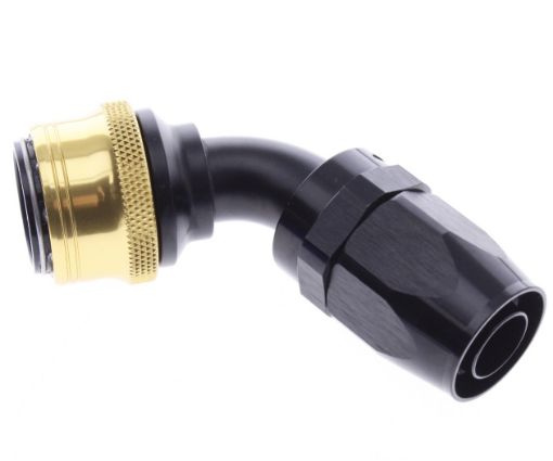 Kuva: 60° Quick Connect Hose Ends -Black/Gold - AN12