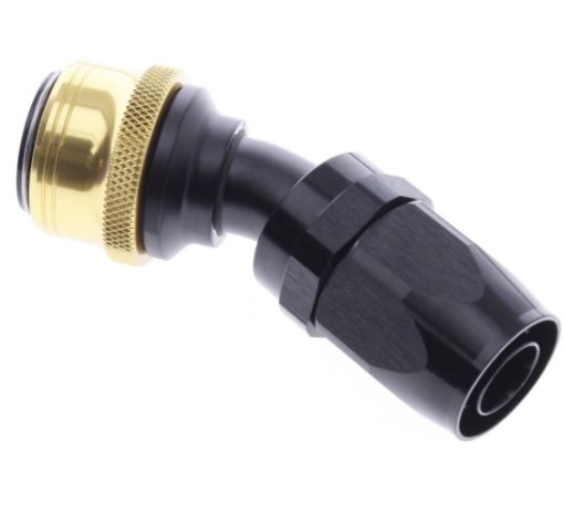 Kuva: 30° Quick Connect Hose Ends -Black/Gold - AN12