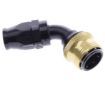 Kuva: 60° PTFE Quick Connect Hose Ends -Black/Gold - AN10