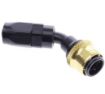 Kuva: 45° Quick Connect Hose Ends -Black/Gold - AN6