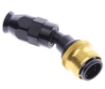 Kuva: 30° PTFE Quick Connect Hose Ends -Black/Gold - AN6