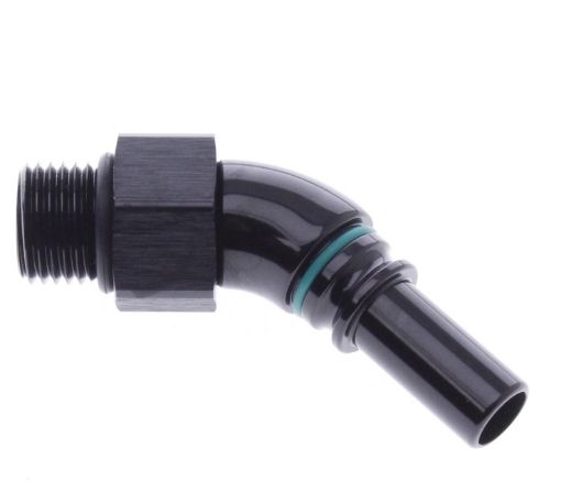 Kuva: 45° AN6 - AN6 O-ring (9/16"x18 SAE UNF) - Black/Gold