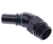 Kuva: 45° AN10 - AN10 O-ring (7/8"x14 SAE UNF) - Black/Gold